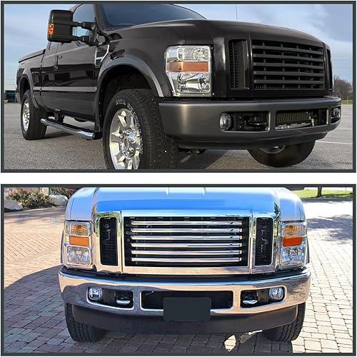 Miniatura 2 de Spec-D Tuning Luces antiniebla de conducción transparentes + bombillas + interruptor compatible con Ford F250 F350 F450 F550 Super Duty L+R Pair