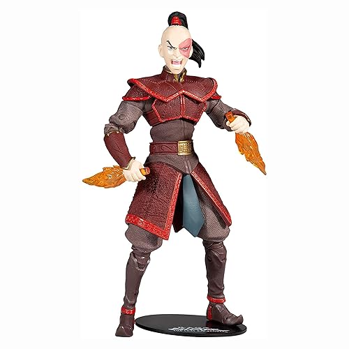 McFarlane Toys Avatar: El Último Maestro Aire Figura de Acción del Príncipe Zuko de 7" con Accesorios