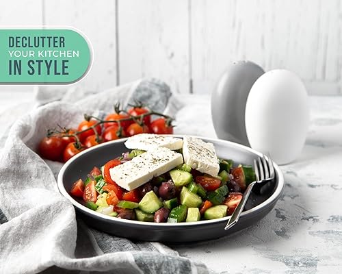 Miniatura 4 de Comfify - Salero y pimentero, diseño clásico de tarro, adorable jarro decorativo de estilo clásico, rústico, chic, hechos en cerámica resistente