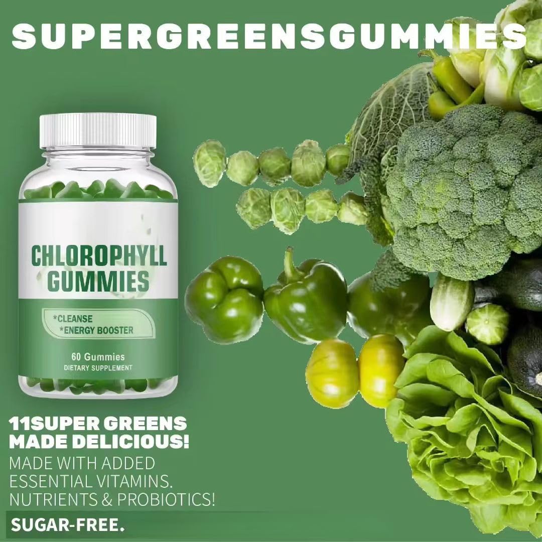 Gommes à la chlorophylle – Sans sucre, à base de plantes