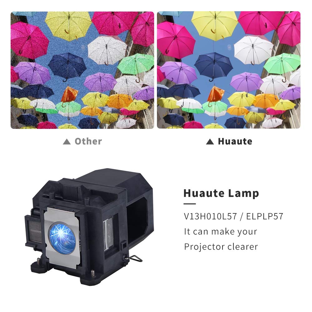 V13H010L57 / ELPLP57 Modulo lampada di ricambio per EPSON EB-440W EB-455Wi EB-460 / EB-460i EB-465i H318A H343A Powerlite 450w / 460 BrightLink 450wi 455wi 450wi-T