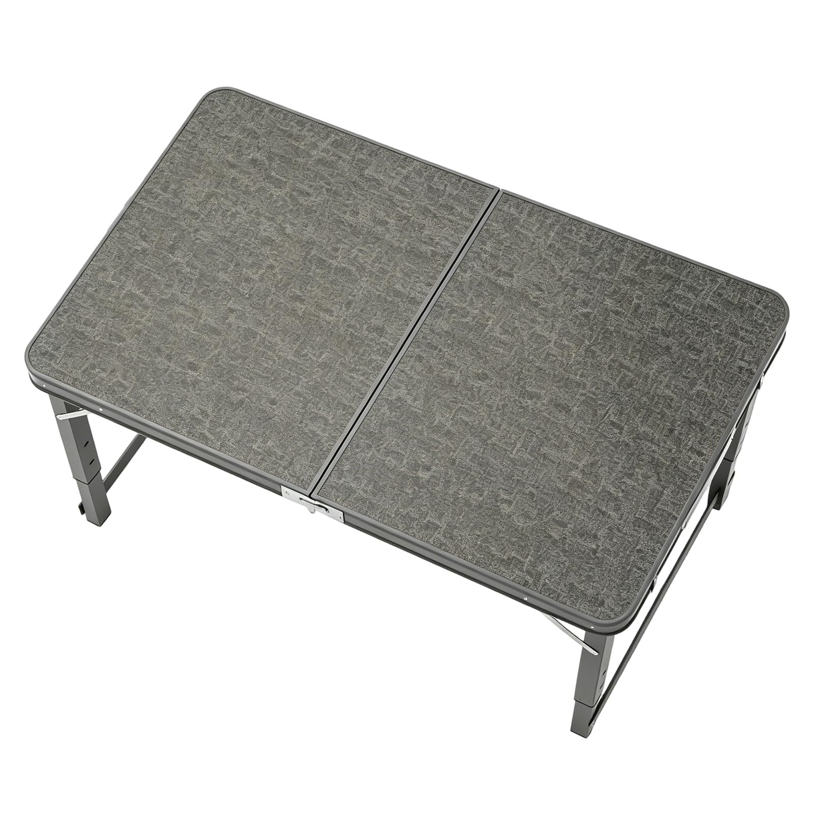 Table à tréteaux pliante rectangulaire avec tabouret en tissu pour le camping