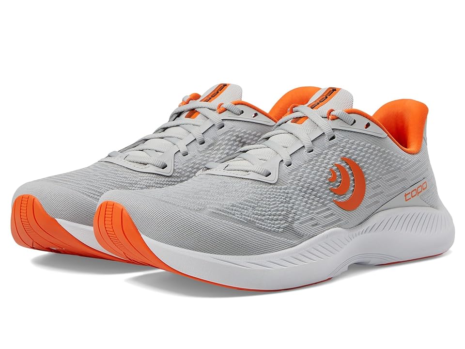 Topo Athletic Fli-Lyte 5 (Grey/Orange) Men's Shoes INTERNATIONAL SHIPPING