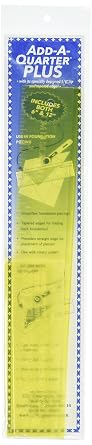 CM Designs CMD40012 Ruler Add-A-Quarter Plus, 6" & 12"