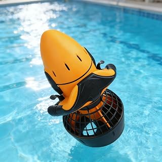 800 W Aquatic Scooter for Adults and Children, Swimming and Diving Thruster, Underwater Scooter, Underwater Thruster Set, Sea Diving Scooter with Snorkel