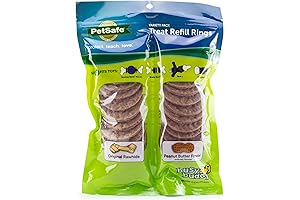 PetSafe Treat Rings: Ideal Dog Treat Refills for Ample Stimulation & Stress Relief