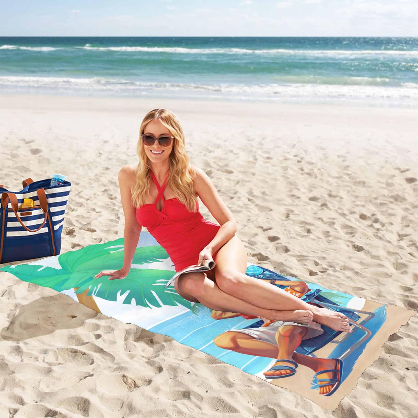 Amazon.com: Artsadd Personalized Beach Towel with Photo, Funny