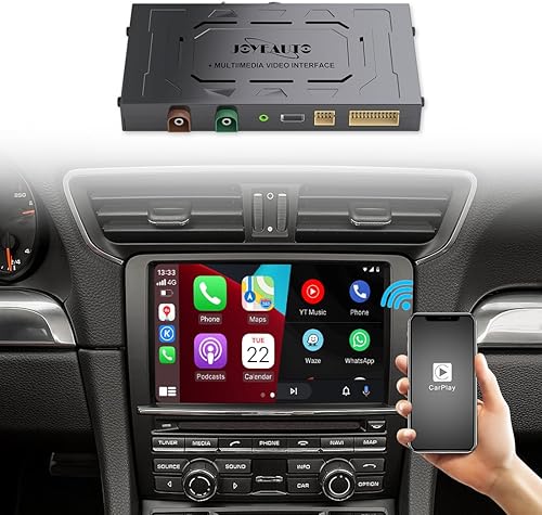 JoyeAuto CarPlay Kit de reacondicionamiento Decodificador Soporte inalámbrico Apple CarPlay y Android Auto con cable, Mirror Link, cámara inversa, disponible en Yaxa Colombia