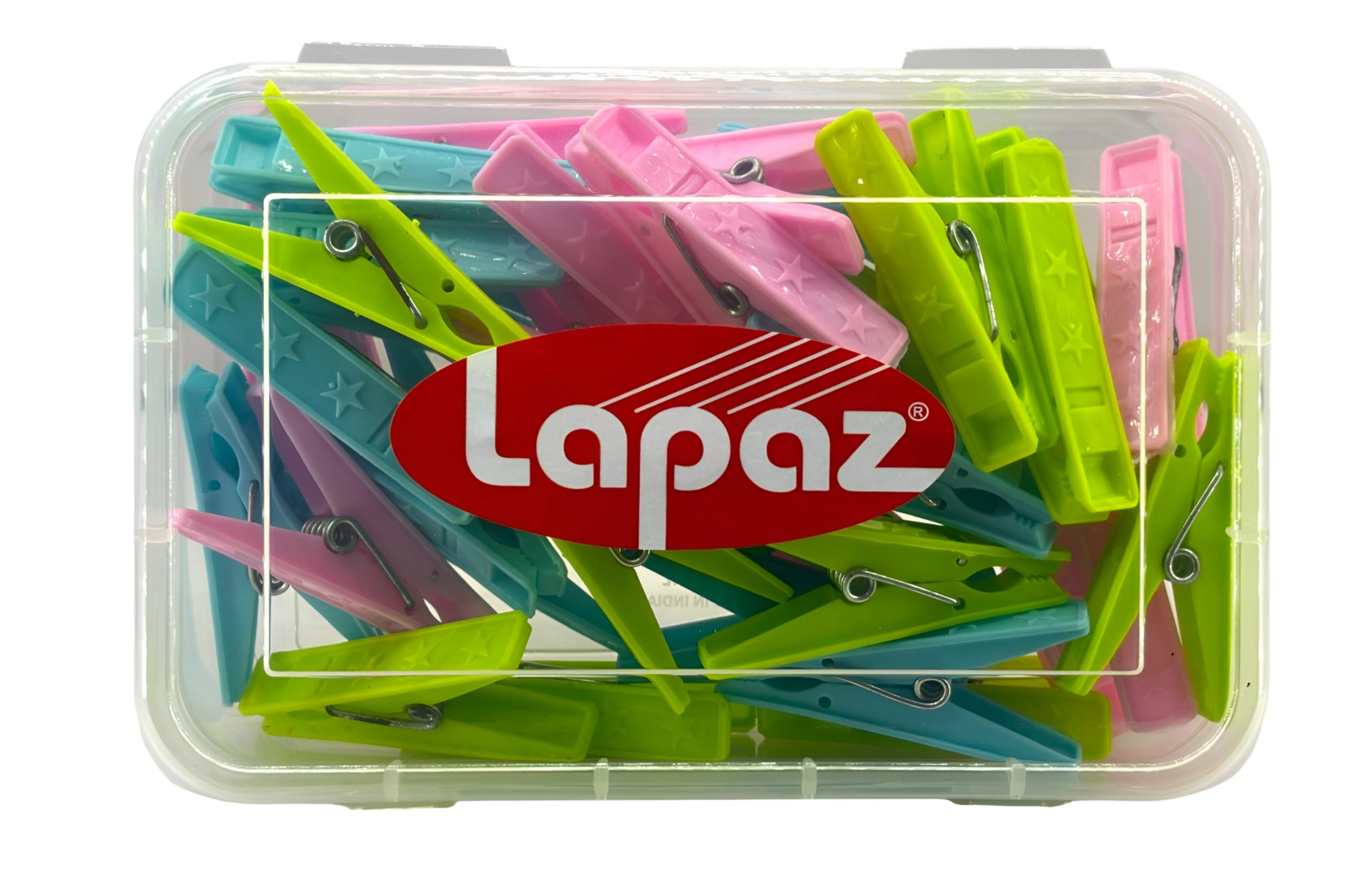 Lapaz Cloth Clips Pack of 24 Premium Heavy-Duty Cloth Clips for Drying, Hanging, and Organizing Multipurpose Clothes Pins for Indoor and Outdoor Use Strong and Durable Clips with Storage Box (PREMAX) (B0D6BN26XJ) Amazon Price History, Amazon Price Tracker