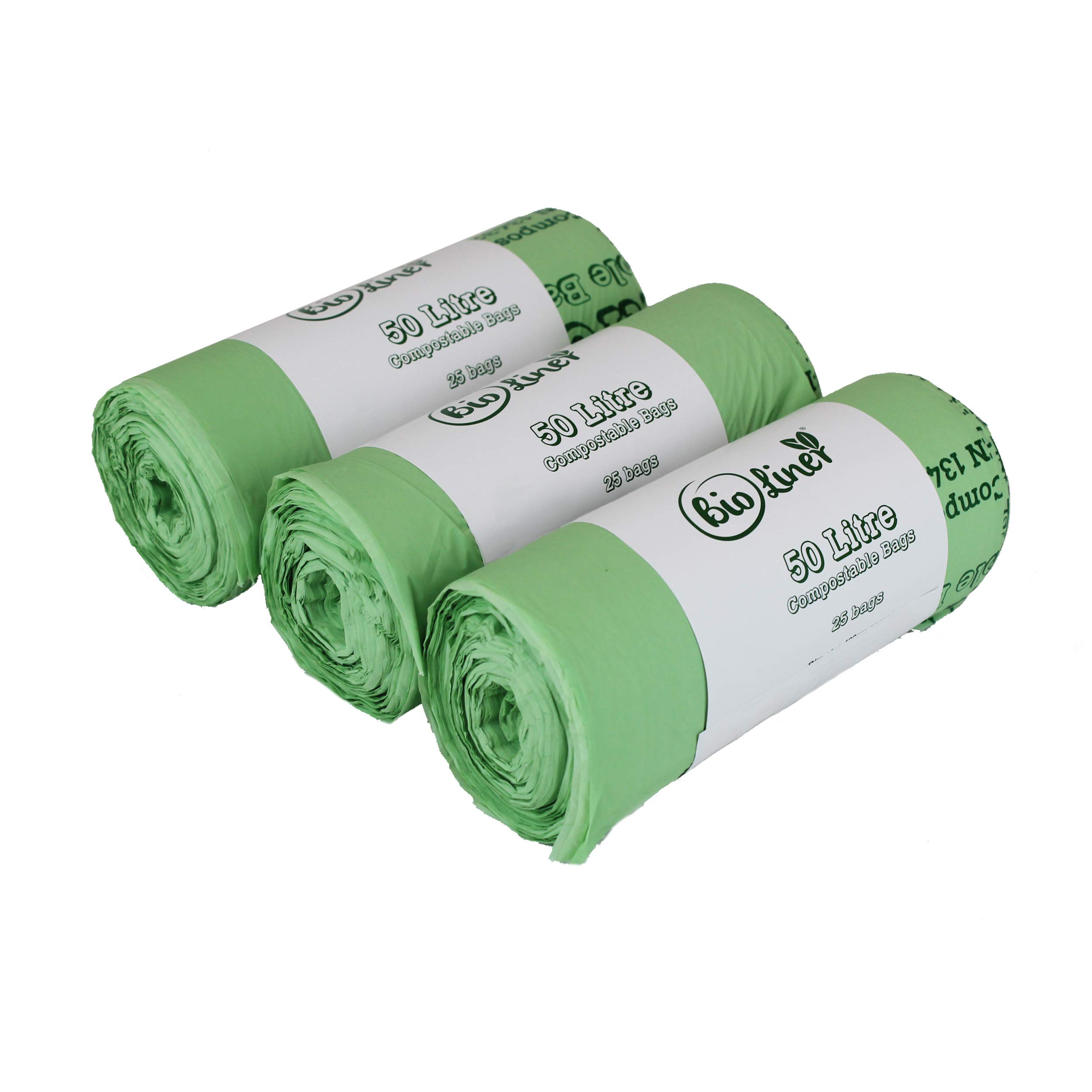 B&Q - 50L  Compostable Swing Bin Caddy Liners3 Rolls