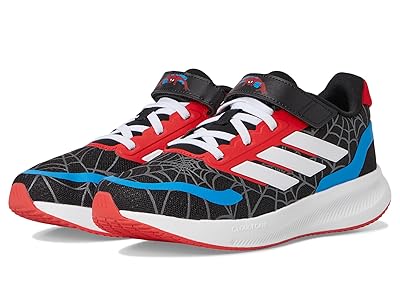 adidas Kids Marvel Spider-Man Run Falcon Shoes (Little Kid) Kids Shoes Black/White/Pure Ruby : 3 Little Kid M, Synthetic/Textile