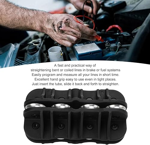 Miniatura 2 de Enderezadora de tubos de mano de 3/8 pulgadas, mejor agarre de metal universal, herramientas de enderezamiento de tubos portátiles, herramienta de