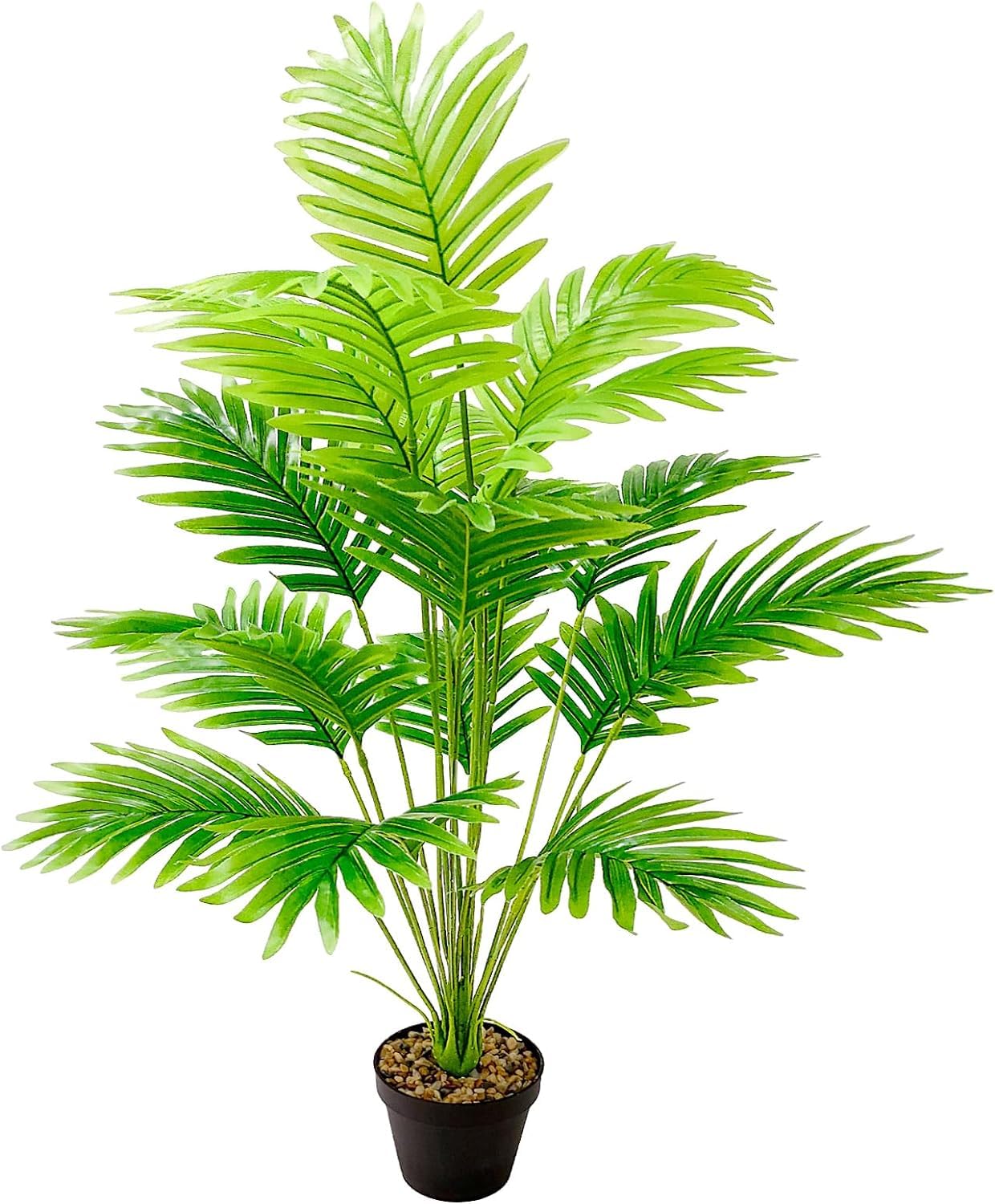 Home Bloom Large Indoor Artificial Plant, 84cm Tall, 18 Branches, Faux Palm Tree in Pot, Green, for Bedroom, Office, Garden, Wedding, Party Decor (B0D6KSXY9Z) Amazon Price History, Amazon Price Tracker