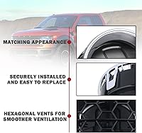 Vista 20 de TQPONLY Calentador de CA para salpicadero, conducto de aire, rejilla de ventilación (negro) compatible con Ford F150/2006-2008 Lincoln Mark LT