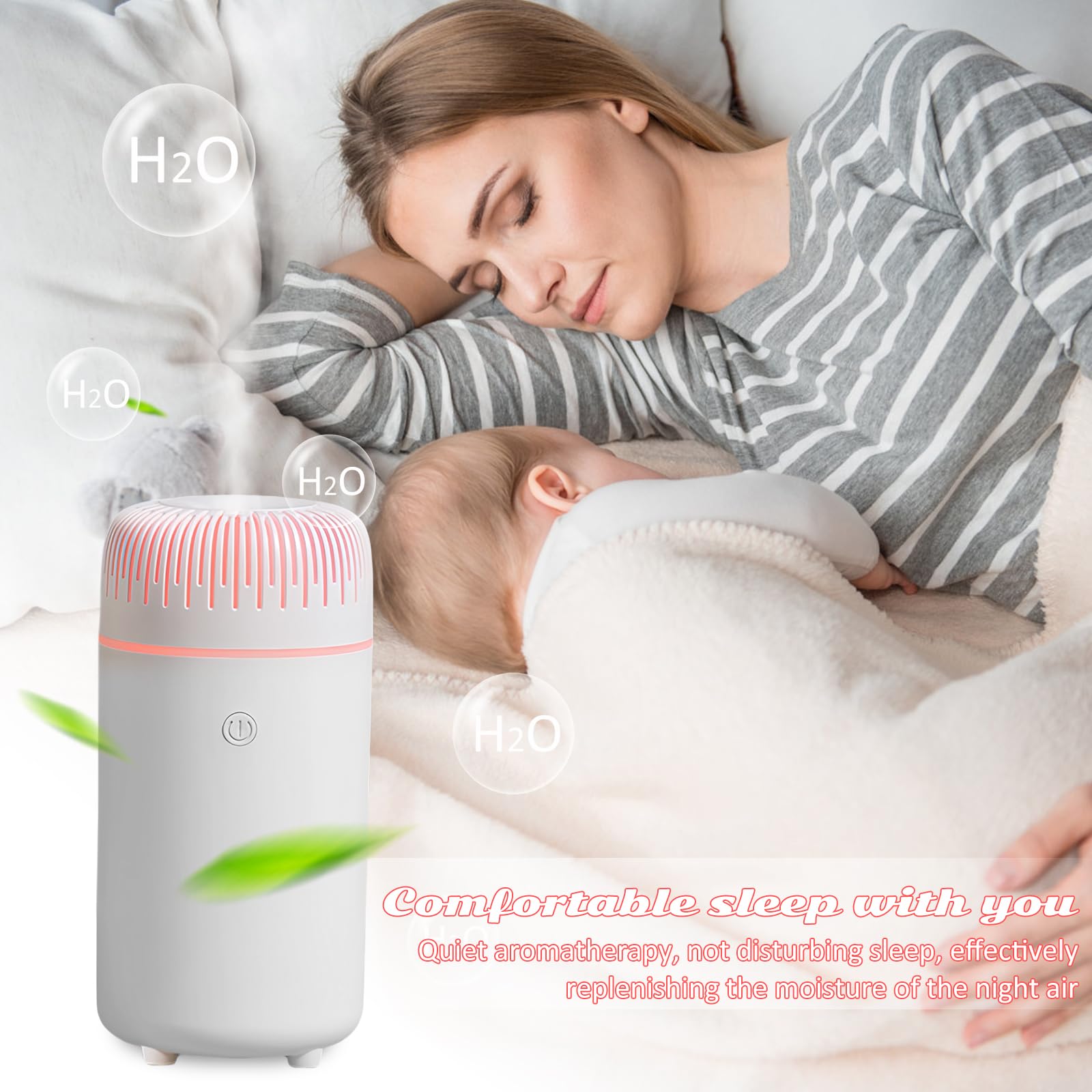 Diffusore Oli Essenziali Per Auto - 100ml Con Luci LED - Umidificatore Portatile Per Auto E Casa - Foto 3