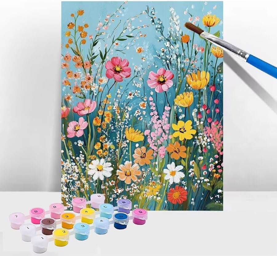 YAOYIN Malen Nach Zahlen Erwachsene, DIY Handgemalt Ölgemälde Kit Mit - View #8