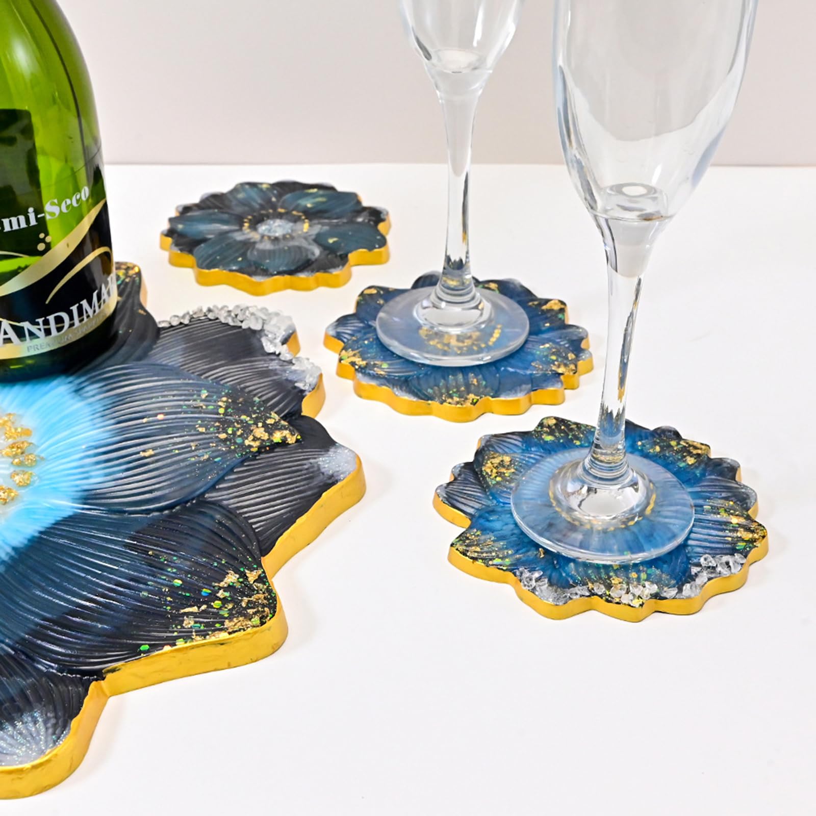 Set stampi in silicone per fiori, ideale per dessert, regalo per panettiere, pentole in silicone resistente calore