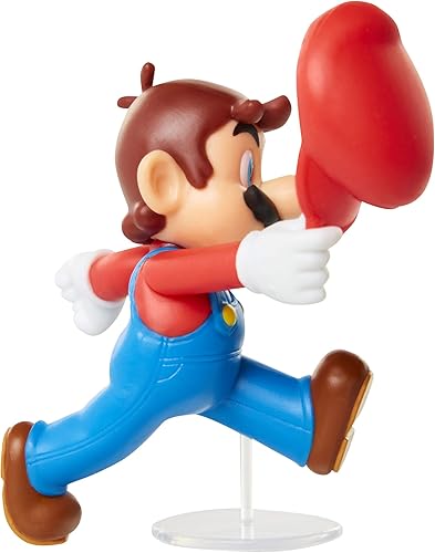 Miniatura 3 de Super Mario Figura de acción de 2.5 pulgadas, sombrero de inclinación de Mario juguete coleccionable