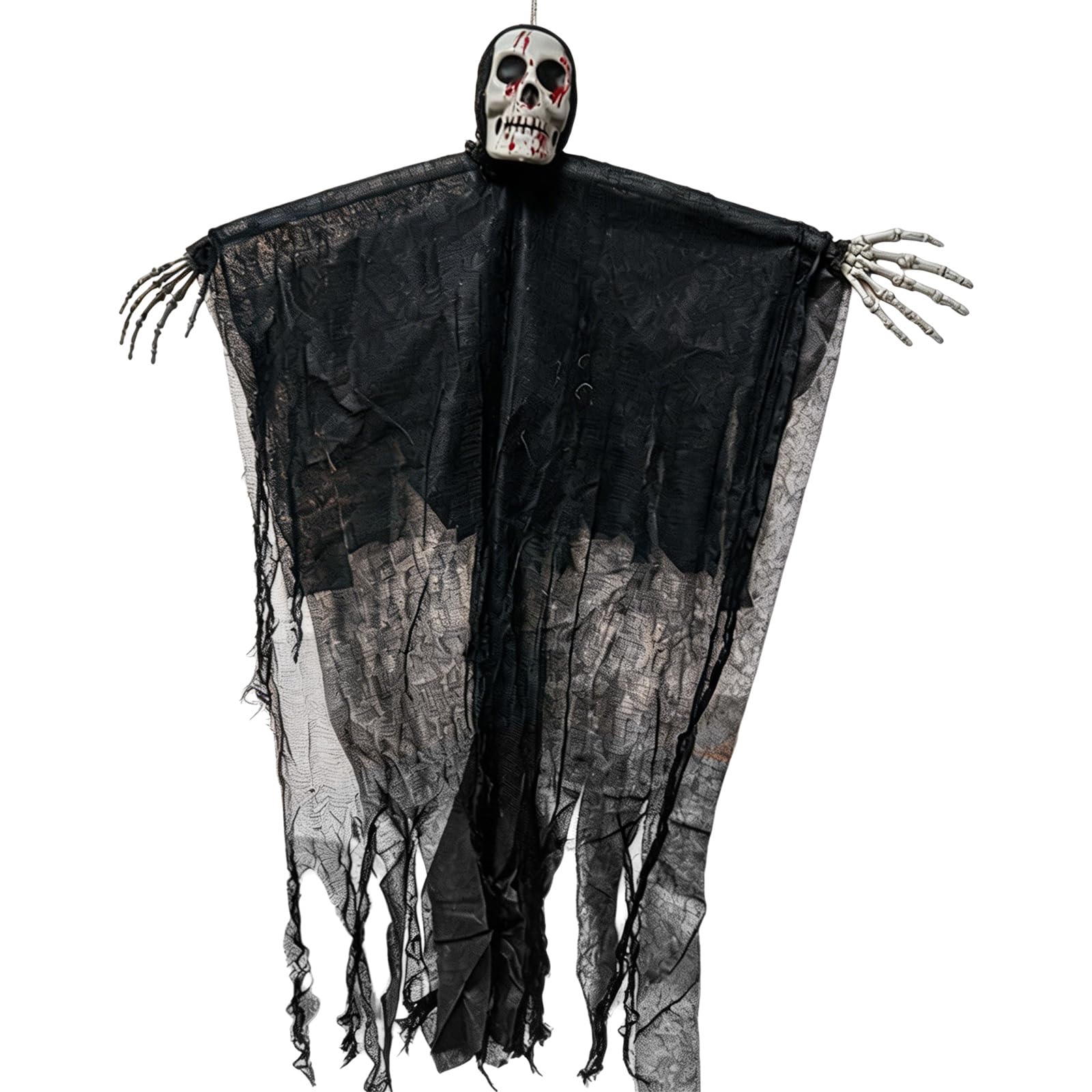 NVOQILIN Haunting Halloween Scary Specter Cloth Decoration for Outdoor Indoor Hanging Ornament Party Supplies Scary Halloween Characteristics