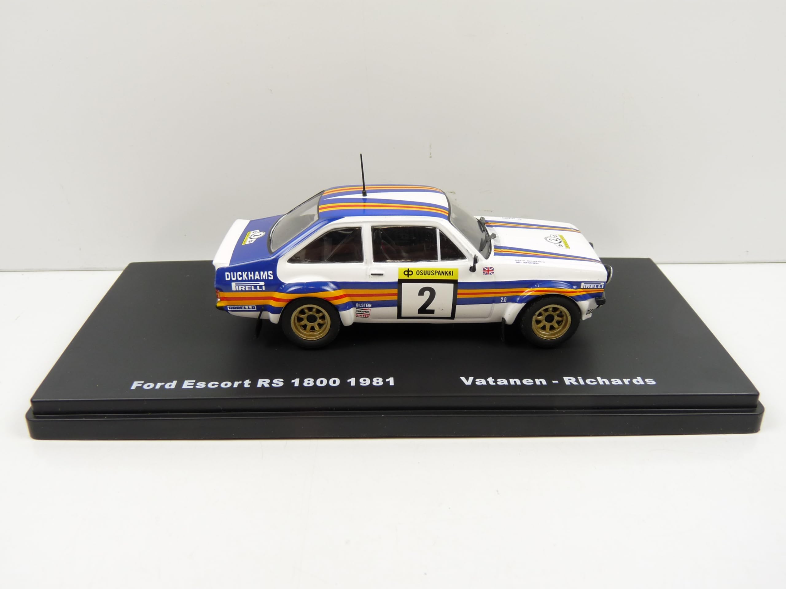 Modèle Unique 1/43 - Voiture Assistance Ford Escort - Vatanen #10 - Rallye Acropole 81