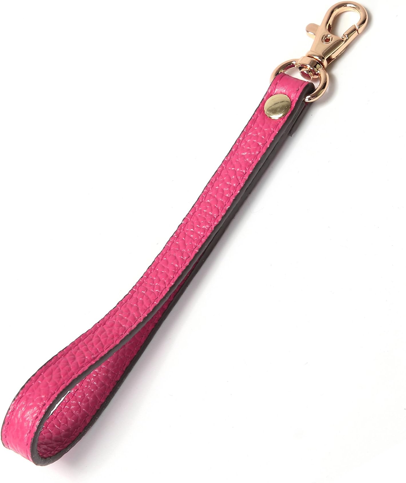 Wristlet Strap, Genuine Leather Keychain Wristlet KeyChain Hand Strap for Wallet Purse Clutch Cellphone Wristlet Key