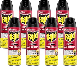 Raid Ant & Roach Killer Lemon Scent 17.5 Pound (Pack of 8)