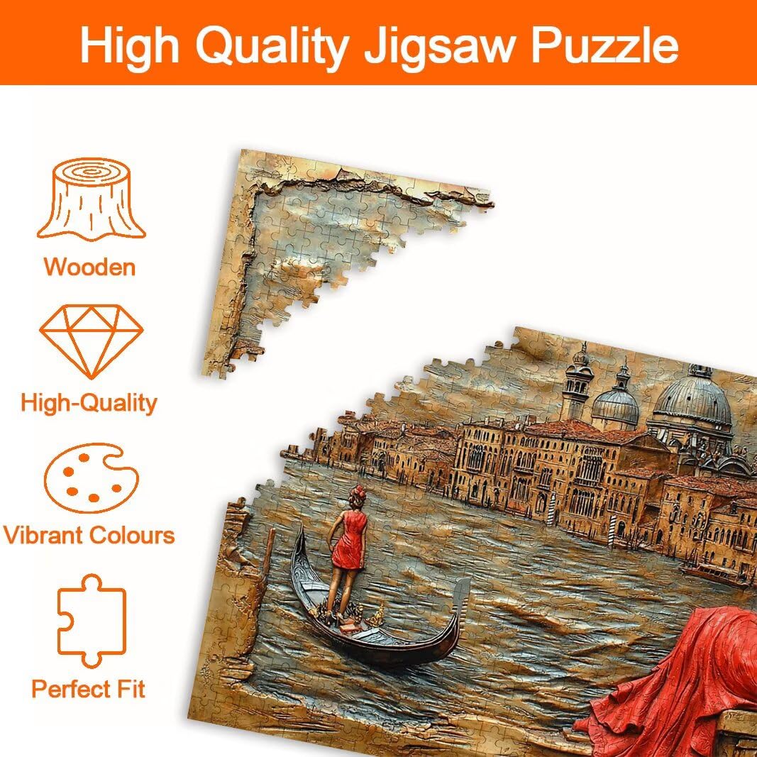 Puzzle 2000 Pezzi, Puzzle Venezia, Misura: 100x71cm, Regalo Donna -8769