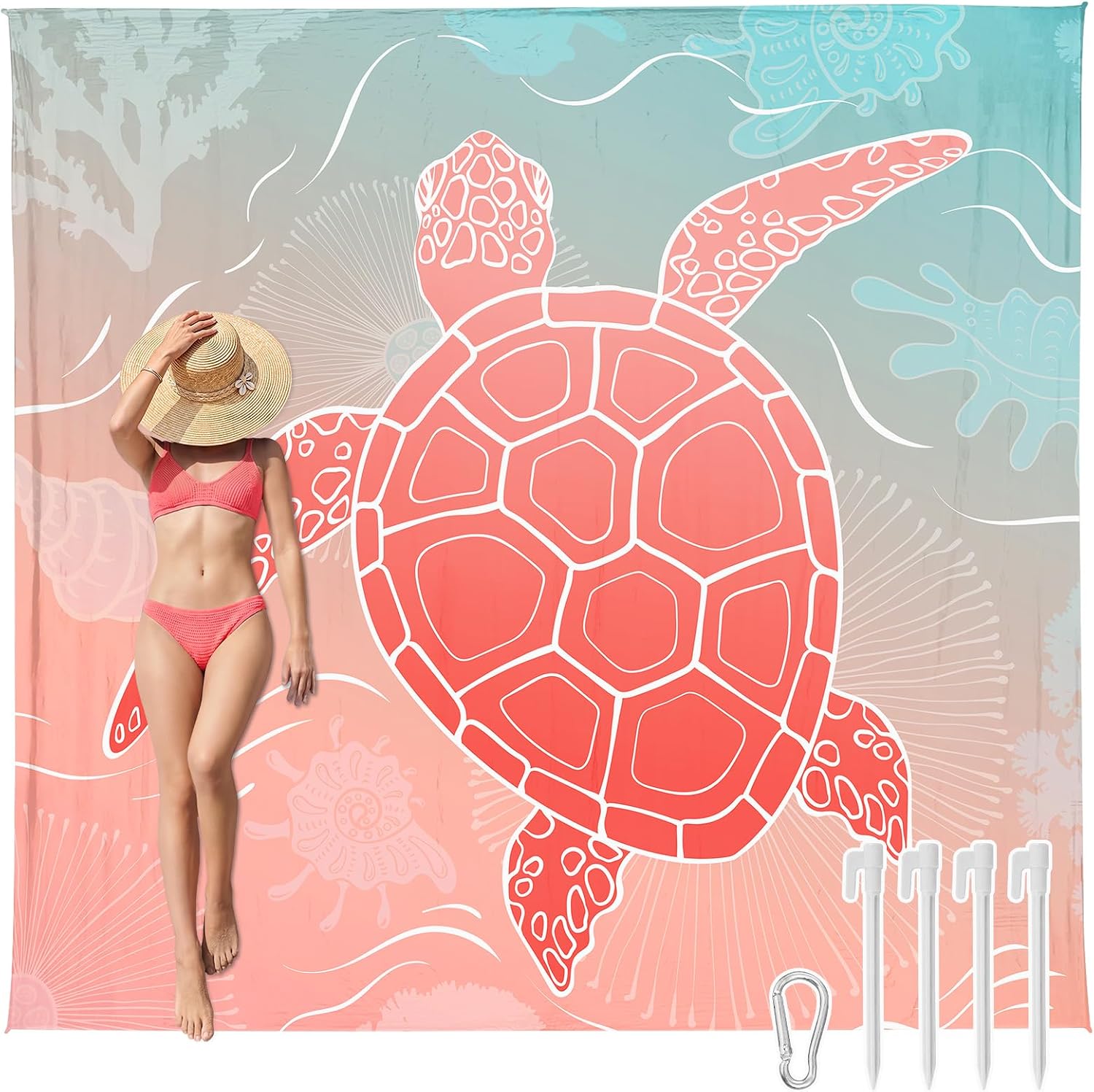AlphaBeing Beach Blanket Waterproof Sandproof, Extra Large Beach Mat