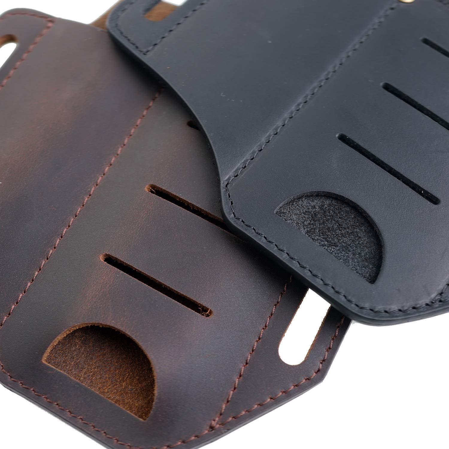 VIPERADE - Fourreau en Cuir pour Outil EDC, Poche Ceinture， pour Ranger Lampes De Poche, Couteaux Utilitaires Leatherman, Pinces, Stylos Et Plus Encore