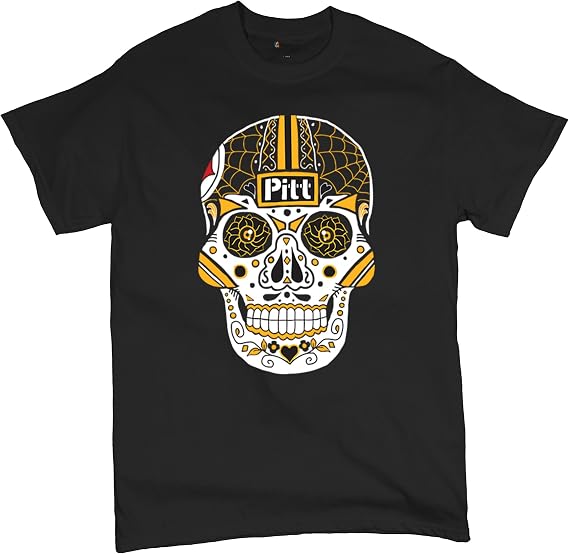 Pittsburgh Sugar Skull Men's Graphic T-Shirts and Tank Tops