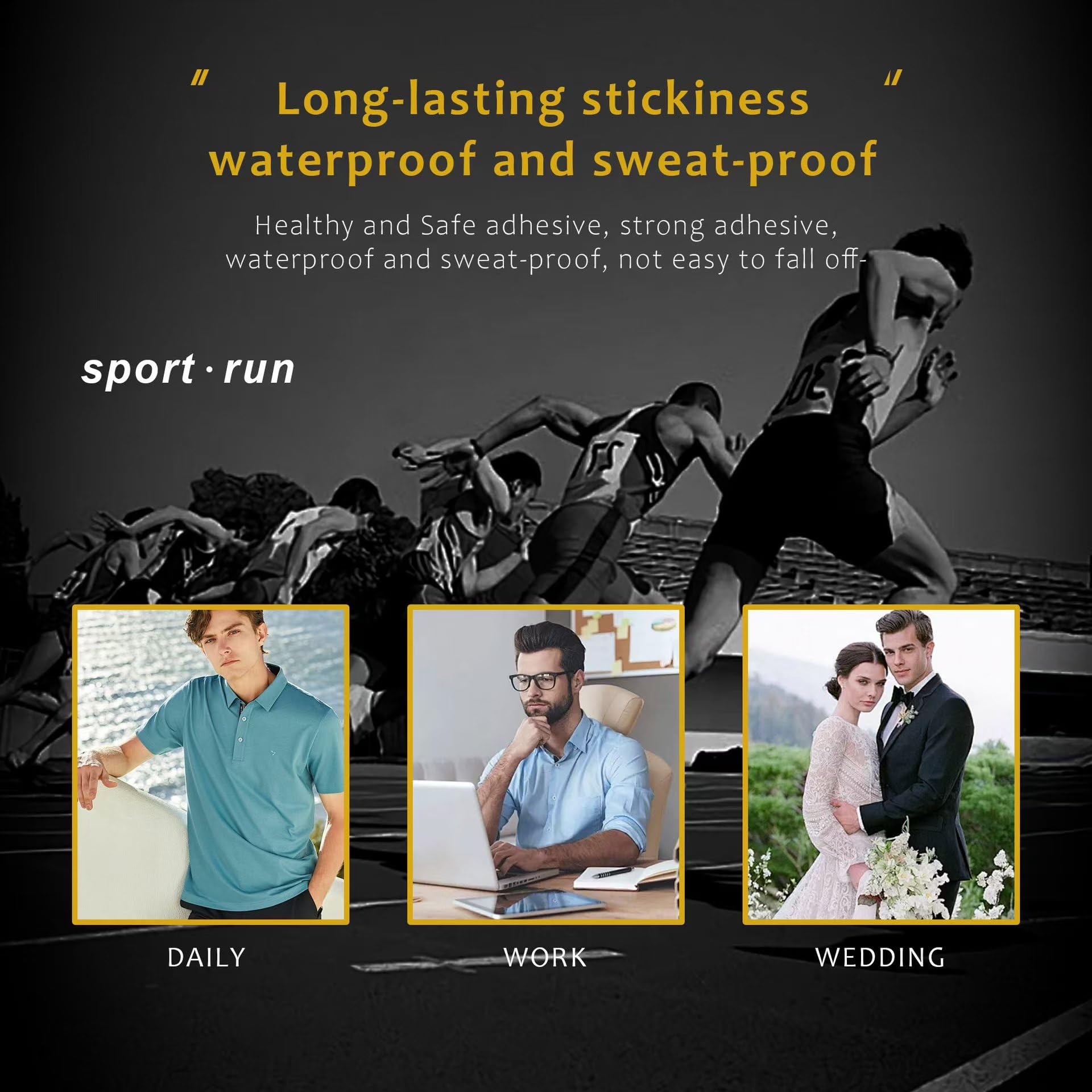 100Pcs (50 Pairs) Nipple Covers Men, No-Show Anti-Chafing Mens Nipple Guard, Running Nipple Covers for Men, Tape for Running, Sports, and Daily Wear Beige?60mm more comfortable size