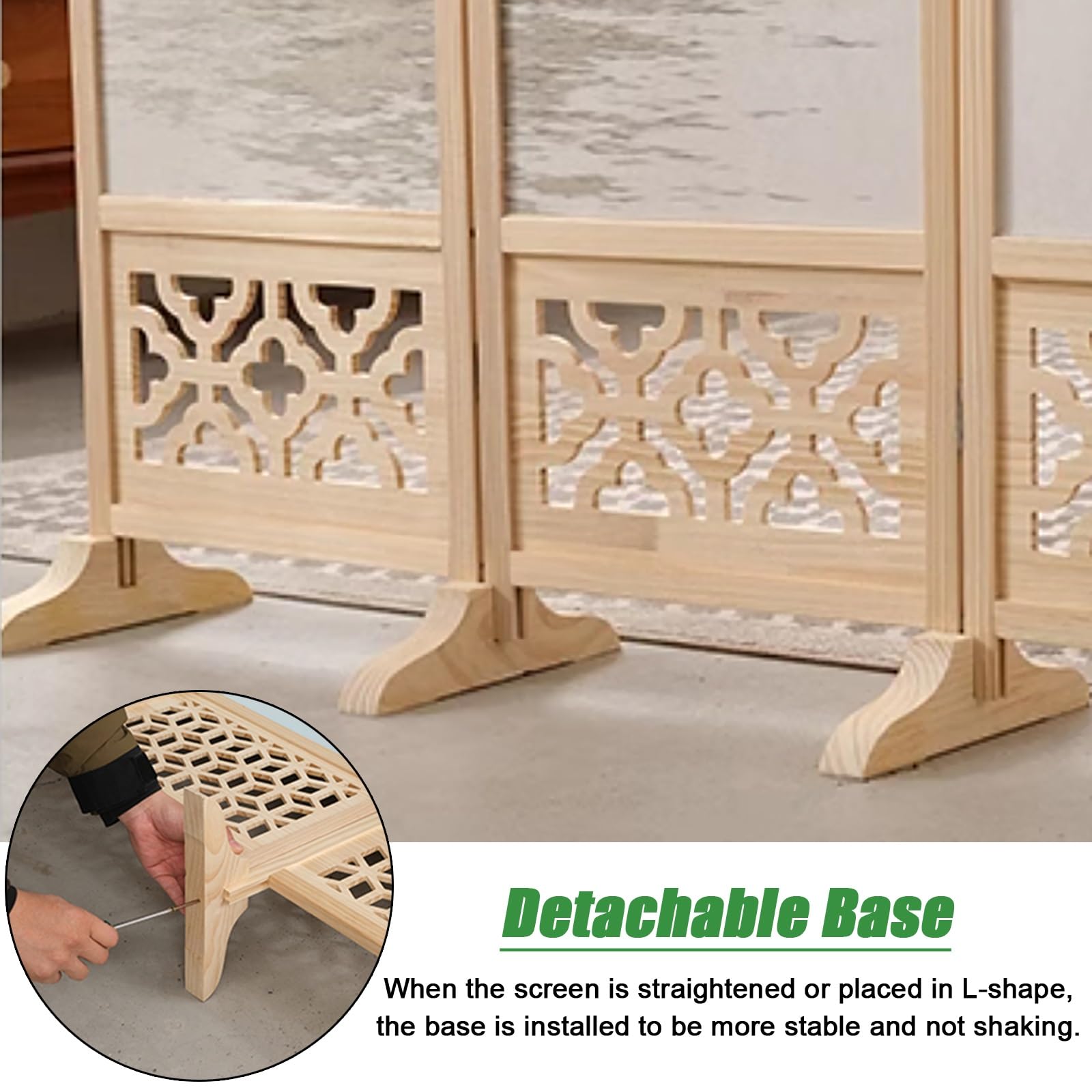 extime Direttore パーティション カリモク 107-898 Amazon.com - Japanese Folding Screen Room Divider, Wooden