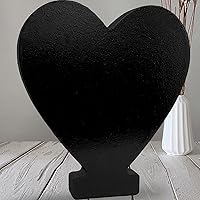 Vista 34 de AOCEAN Letras de madera negra de 12 pulgadas Letras de madera sin terminar para Halloween Letras decorativas de pie Rebanadas Tablero