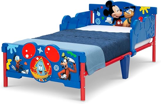 Delta Children - Mickey Mouse 3D Toddler Bed, Blue