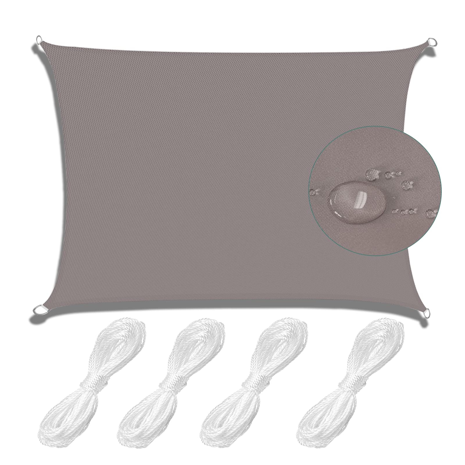 Voile d'ombrage pour camping et jardin créant un coin de fraîcheur sur votre terrasse