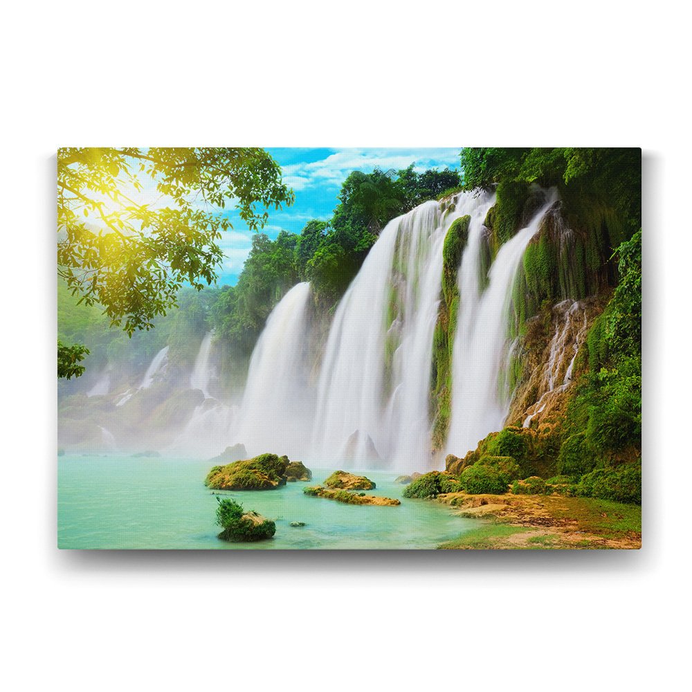 Amazon Şelale Tablosu - 125x80cm