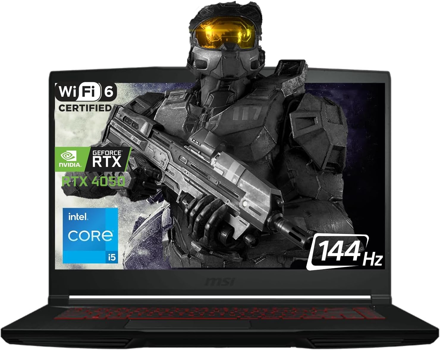 msi Thin GF63 Gaming Laptop, 15.6″ 144Hz FHD Display, 12th Gen Intel Core i5-124…
