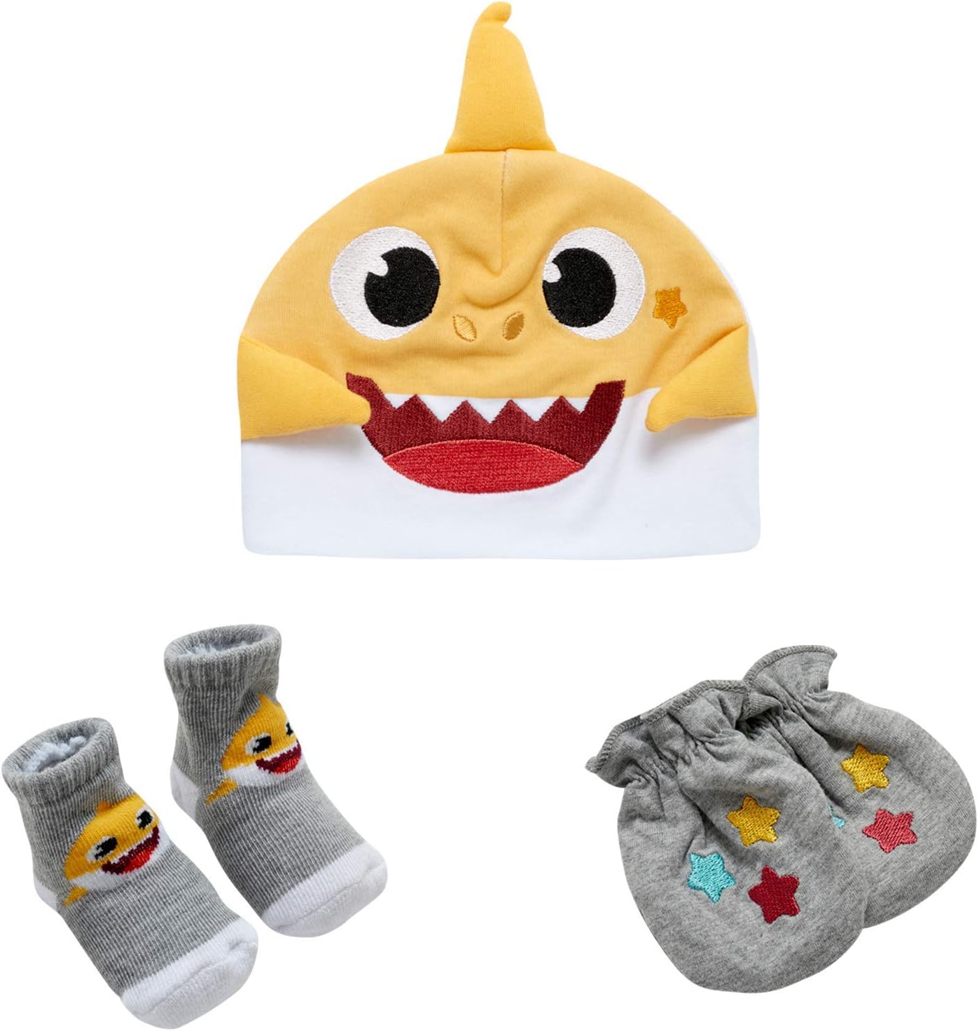 Nickelodeon Baby Boys’ Baby Shark Gift Set – 3 Piece Essential Newborn Essentials Bundle Nickelodeon Baby Boys’ Baby Shark Gift Set – 3 Piece Essential Newborn Essentials Bundle