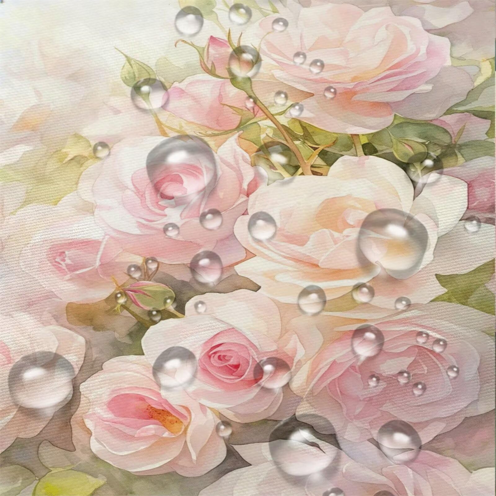 Générique Housse Coussin Exterieur Impermeable 30x50cm Rose Décoratif Taie d'oreiller Decoration Flower Housse de Coussin Exterieur Impermeable pour Salon de Jardin Lot 2. T-4565