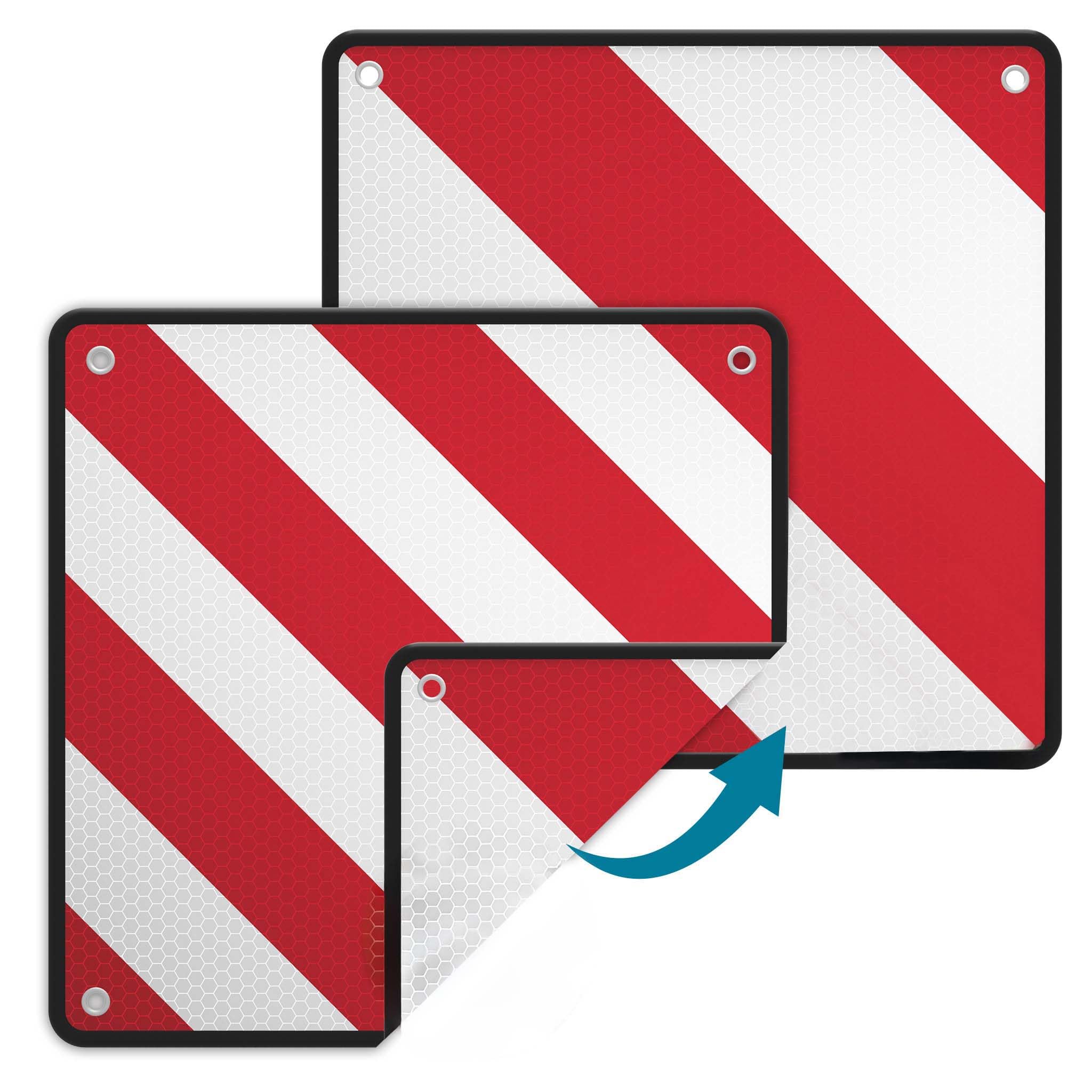 2in1 Rear Warning Sing Spain and Italy motorhome signal reflector