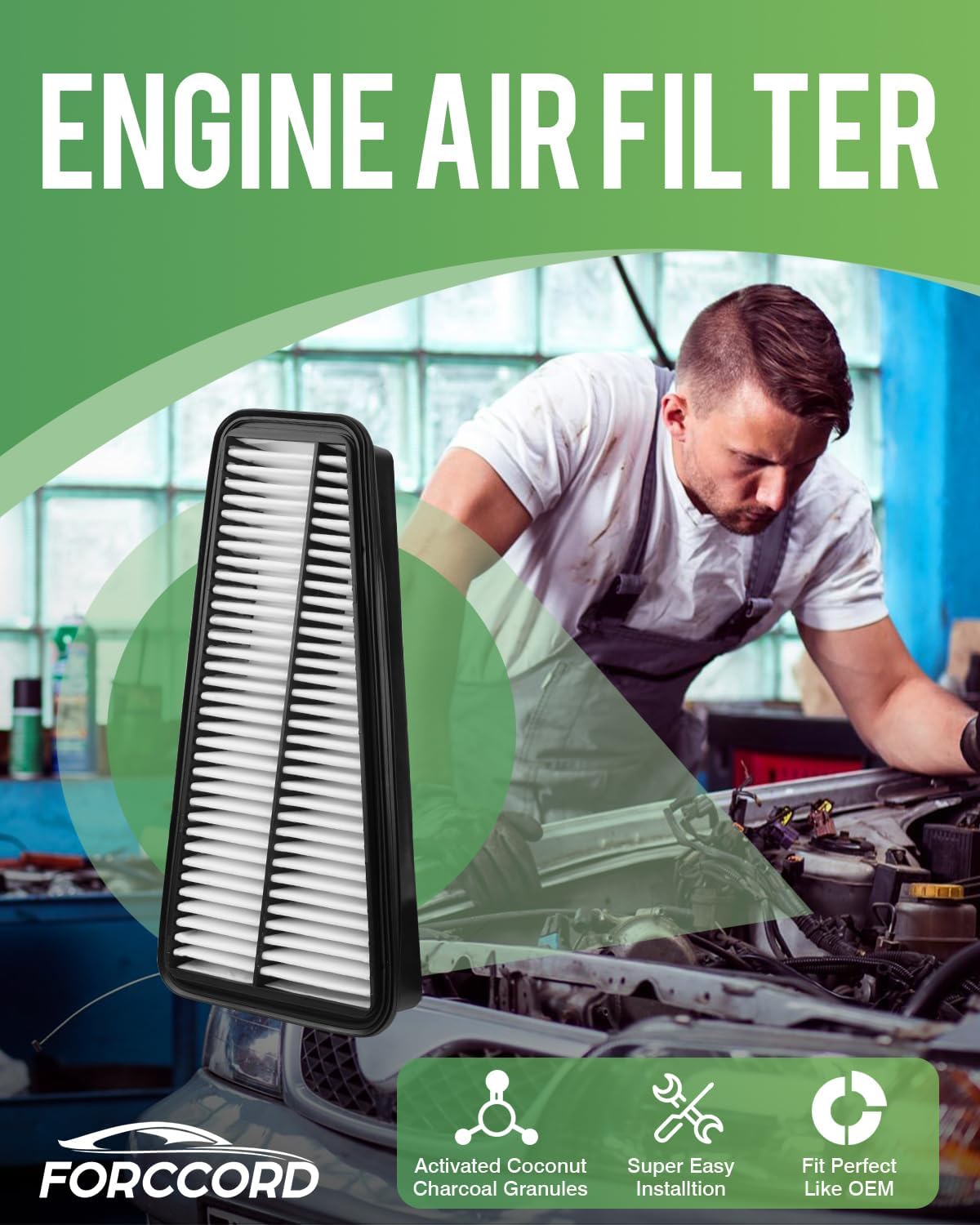 Cabin Air Filter and Engine Air Filter Fits for Toyota 4RUNNER 4.0L(2009-2003), FJ CRUISER 4.0L(2009-2007) Activated Carbon Cabin Filter Replacement CF9846A CA9683