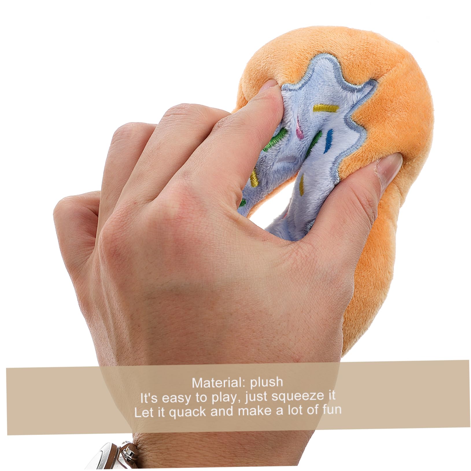 Didiseaon 4pezzi Giocattoli Squeaky Per Cani Morbidi Donuts Peluche Da Giocattoli Da Masticare Interattivi Per Cuccioli Divertenti e Sicuri Per Gioco