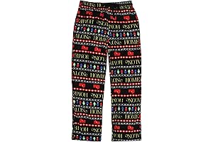Men's Christmas Lights Ugly Sweater Fleece Lounge Pajama Pants