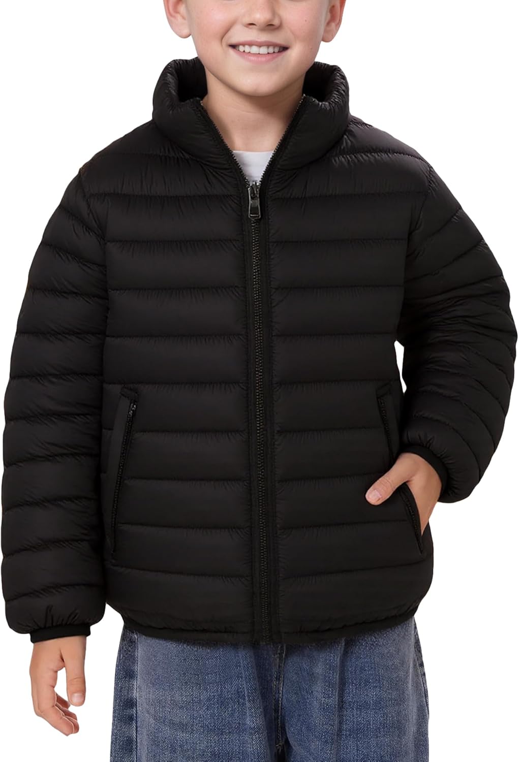 Veste Légère Matelassée Pour Fille SEAUR - Imperméable, Col Montant, Pour Printemps/automne/hiver, Tailles 1-12 Ans
