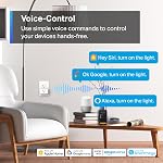 TP-Link Tapo Matter Supported Smart Plug Mini, 15A/1800W Max, 2.4G Wi-Fi Only, White, Tapo P125M(3-Pack)