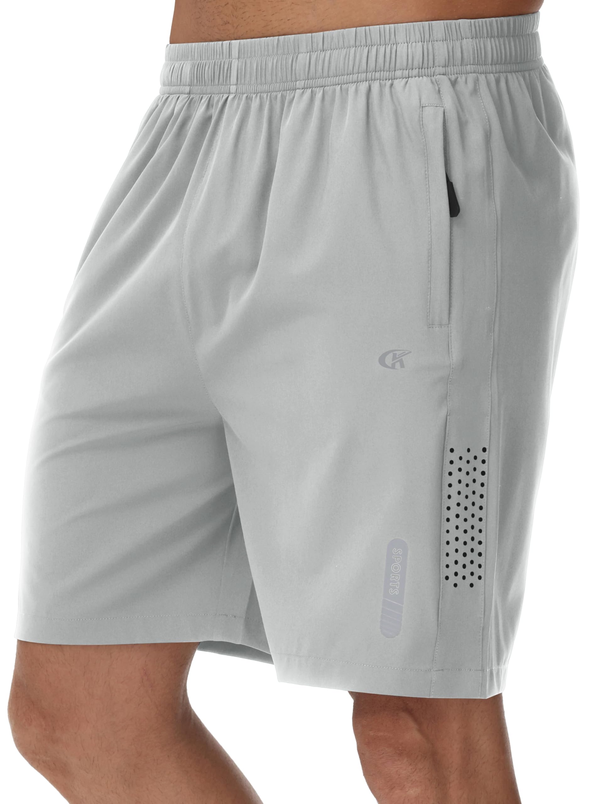 Mens Athletic Running Shorts Quick Dry Workout Shorts Lightweight Sports Gym Basketball Shorts Hiking