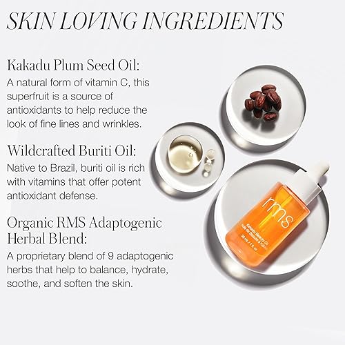 Miniatura 5 de RMS Beauty Aceite de belleza Kakadu - Potente aceite facial antioxidante con ciruela Kakadu rica en vitamina C, suero hidratante e iluminador para