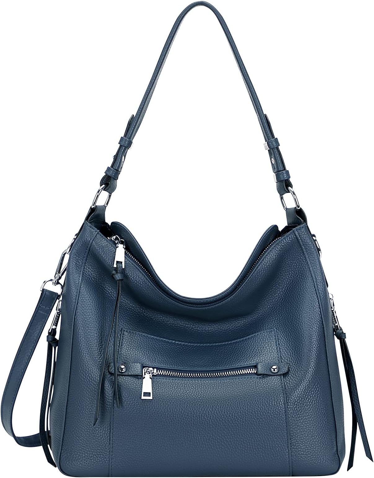 Over EarthHobo Purses and Handbags for Women Genuine Leather Shoulder Bag Crossbody Purse