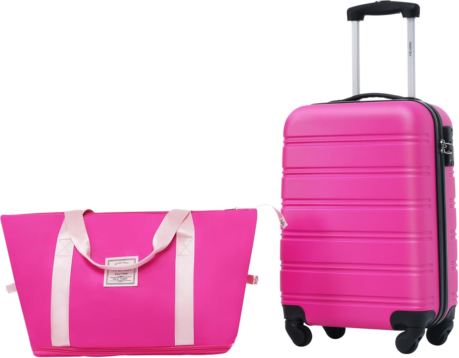 Merax Luggage sets of 2 Piece 20 IN Carry on Luggage Hard