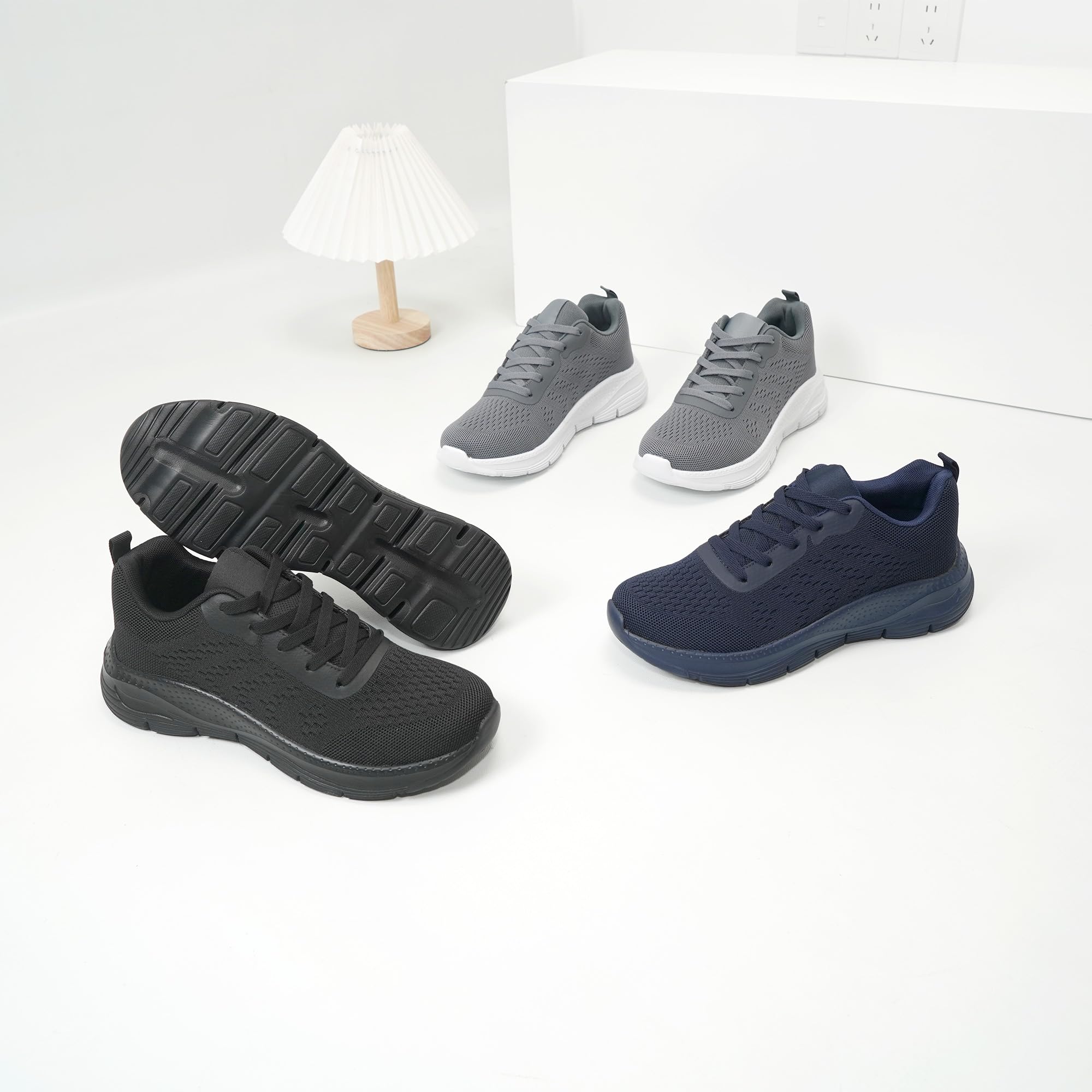 JOMIX Sneakers Uomo Scarpe Running Corsa Ginnastica Camminata Casual Leggere Traspiranti con Suola MD Ammortizzata per Palestra Outdoor Trekking Tennis Fitness Sportive